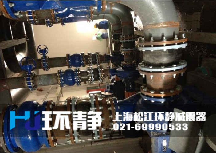 DN200<a href=http://www.austinwitchescircle.com target=_blank class=infotextkey>橡膠軟接頭</a>安裝實(shí)圖